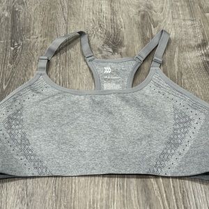 All in Motion Grey Sports Bra Medium C30